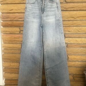 Stylish Light Blue Flare Jeans